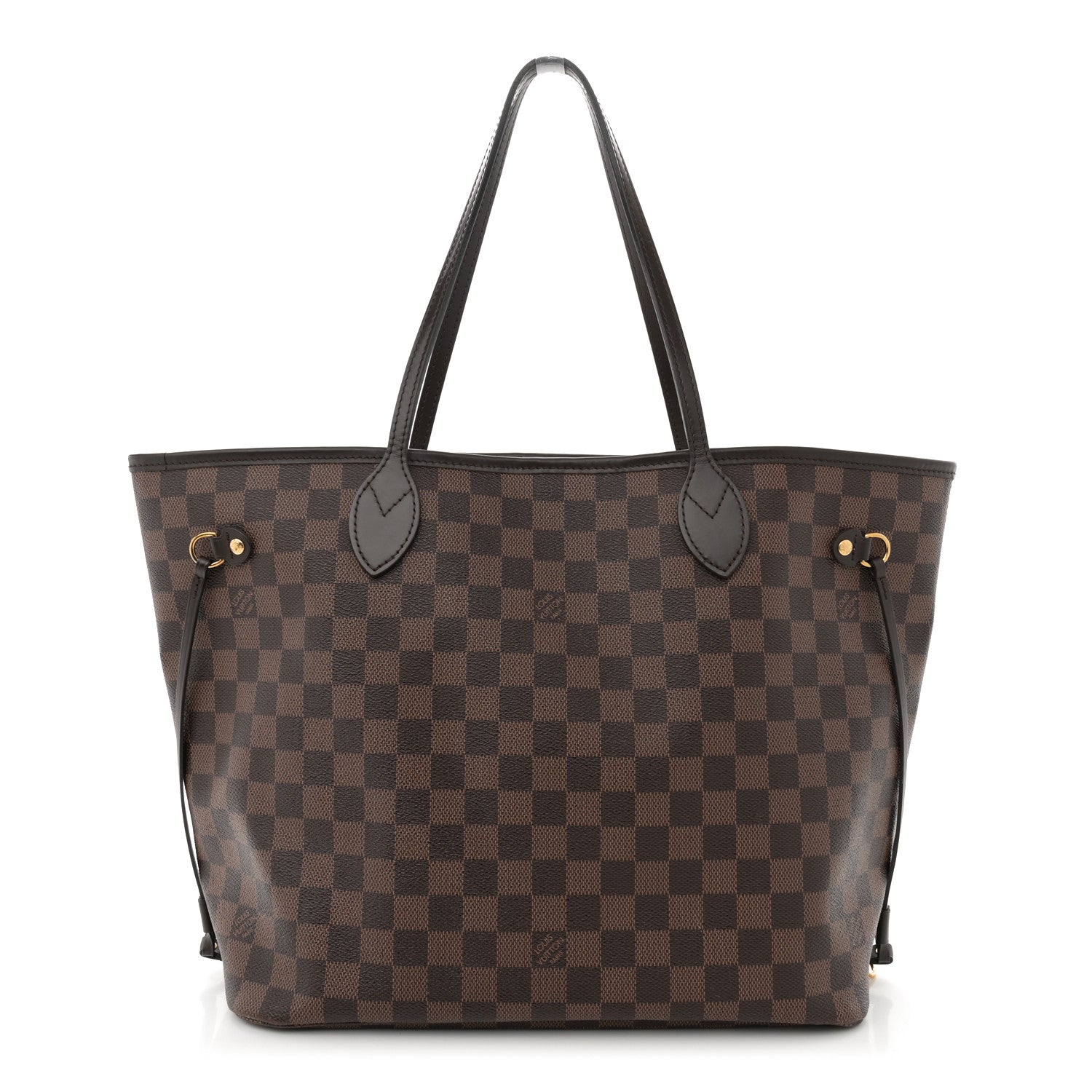 Louis Vuitton Damier Ebene Neo Neverfull MM Rose Ballerine 1 of 14