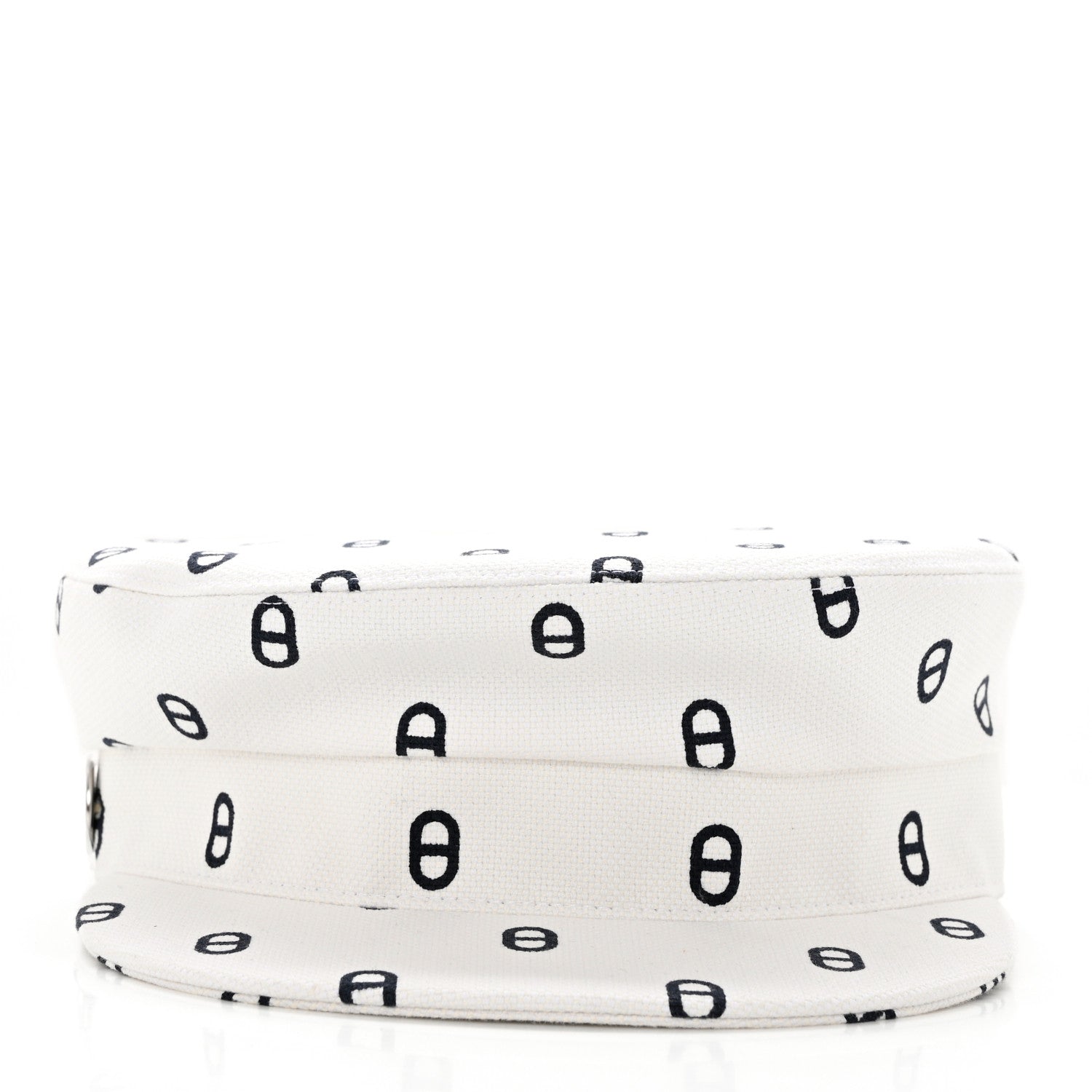 Hermes Canvas Womens Vauban Chaine d'Ancre Cap 57 Blanc Casse 3 of 9