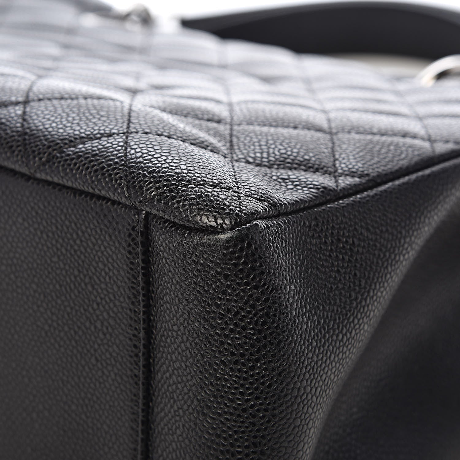 Chanel Caviar Quilted Grand Shopping Tote GST Black 9 of 12