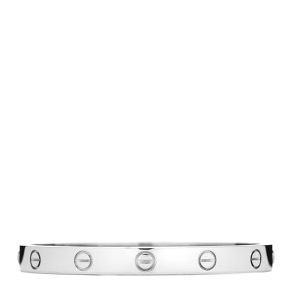 Cartier 18K White Gold LOVE Bracelet 16 3 of 5