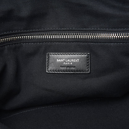 Saint Laurent Canvas ID Shopping Bag Black 6 of 8