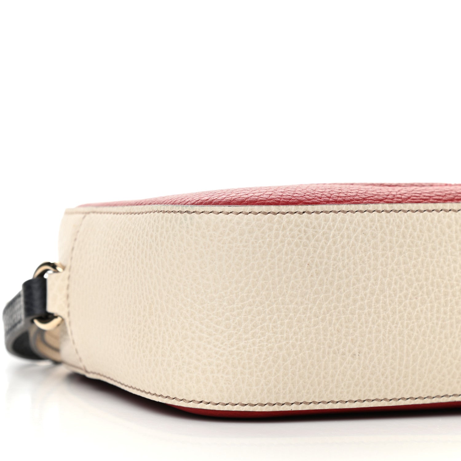 Gucci Dollar Calfskin Small Soho Disco Bag Hibiscus Red Mystic White Blue 10 of 11
