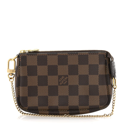 Louis Vuitton Damier Ebene Mini Pochette Accessories 1 of 9