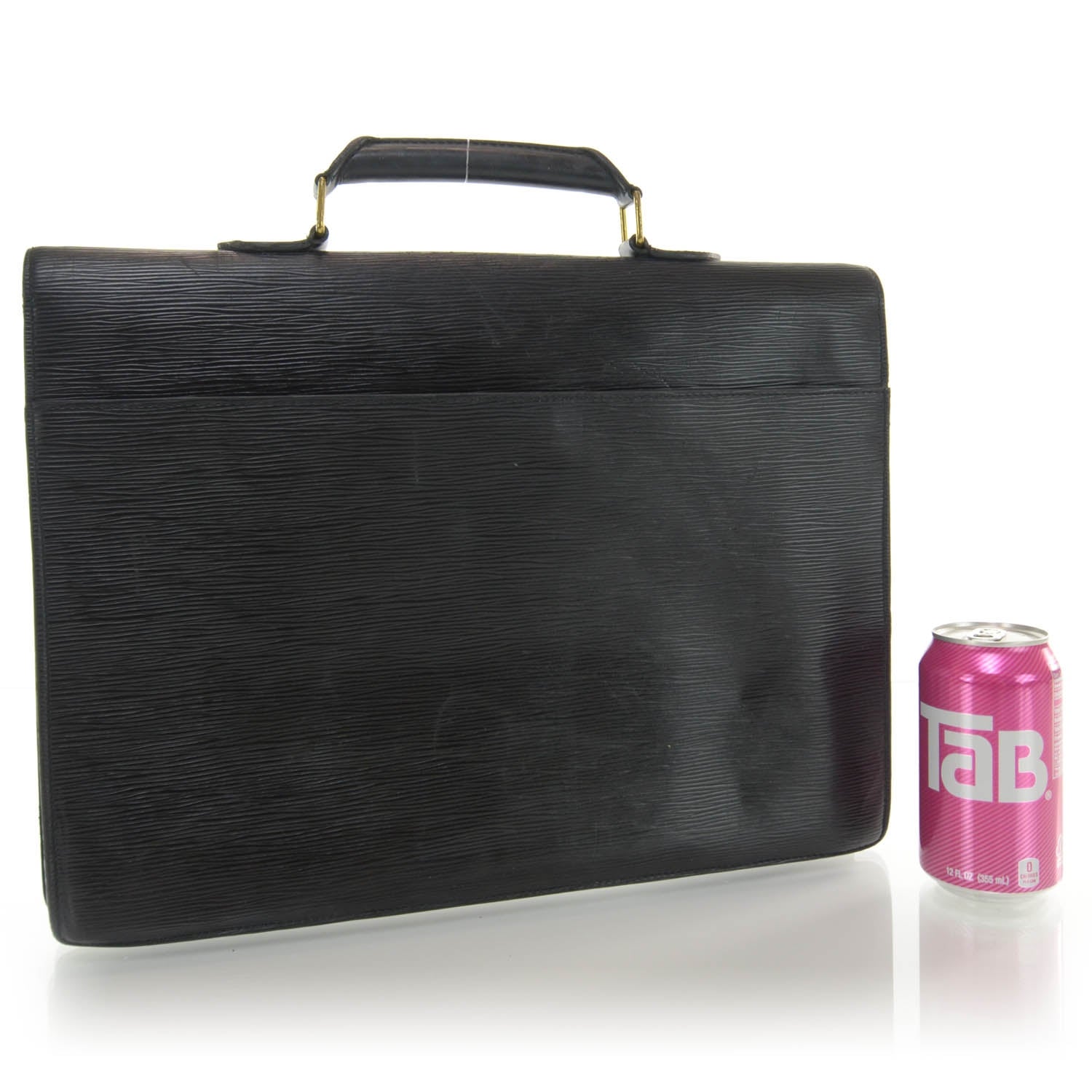 Louis Vuitton Epi Serviette Ambassadeur Briefcase Black 2 of 7