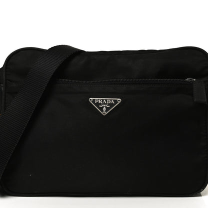 Prada Nylon Tessuto Messenger Bag Black 7 of 14