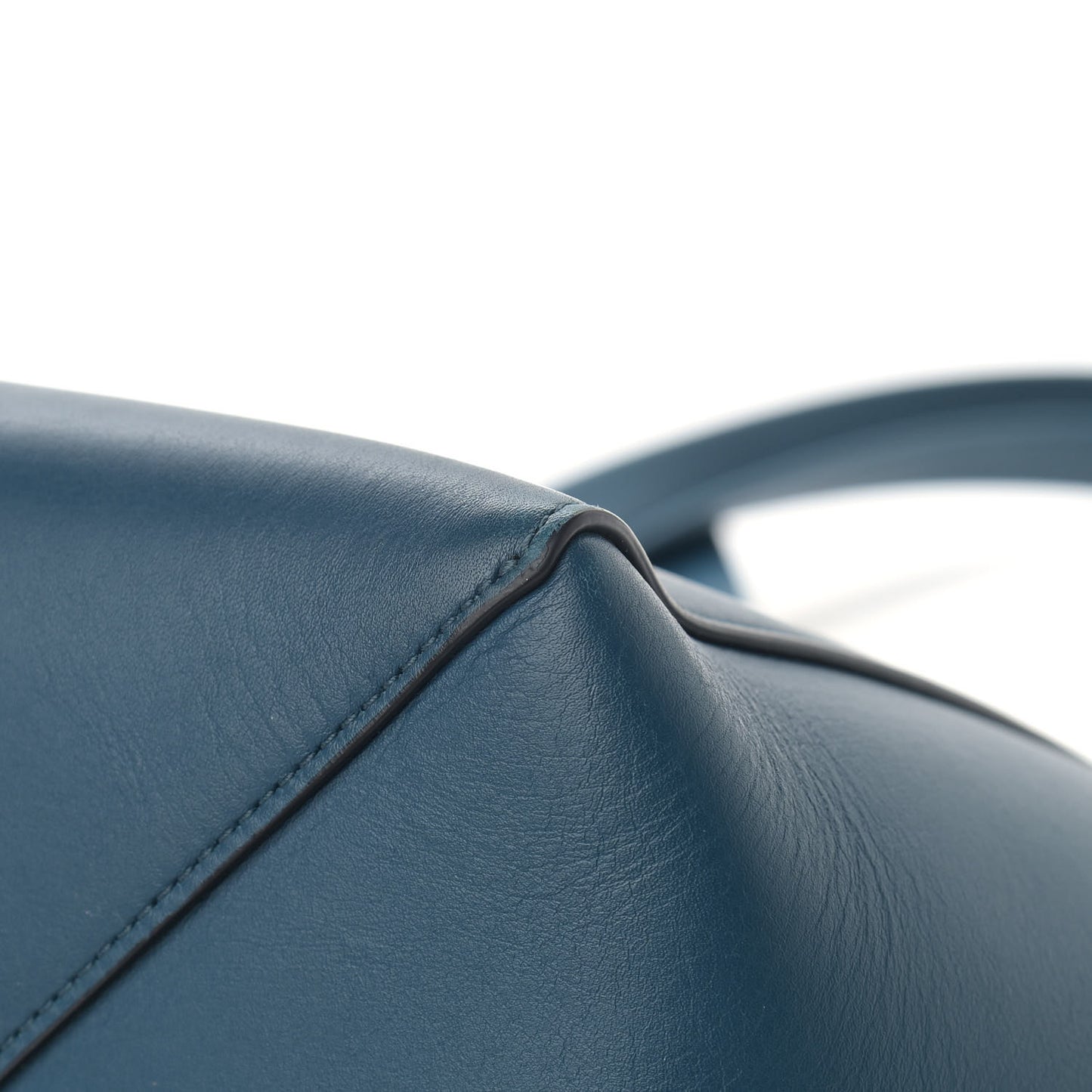 Smooth Calfskin Small Tassel Cabas Phantom Deep Blue