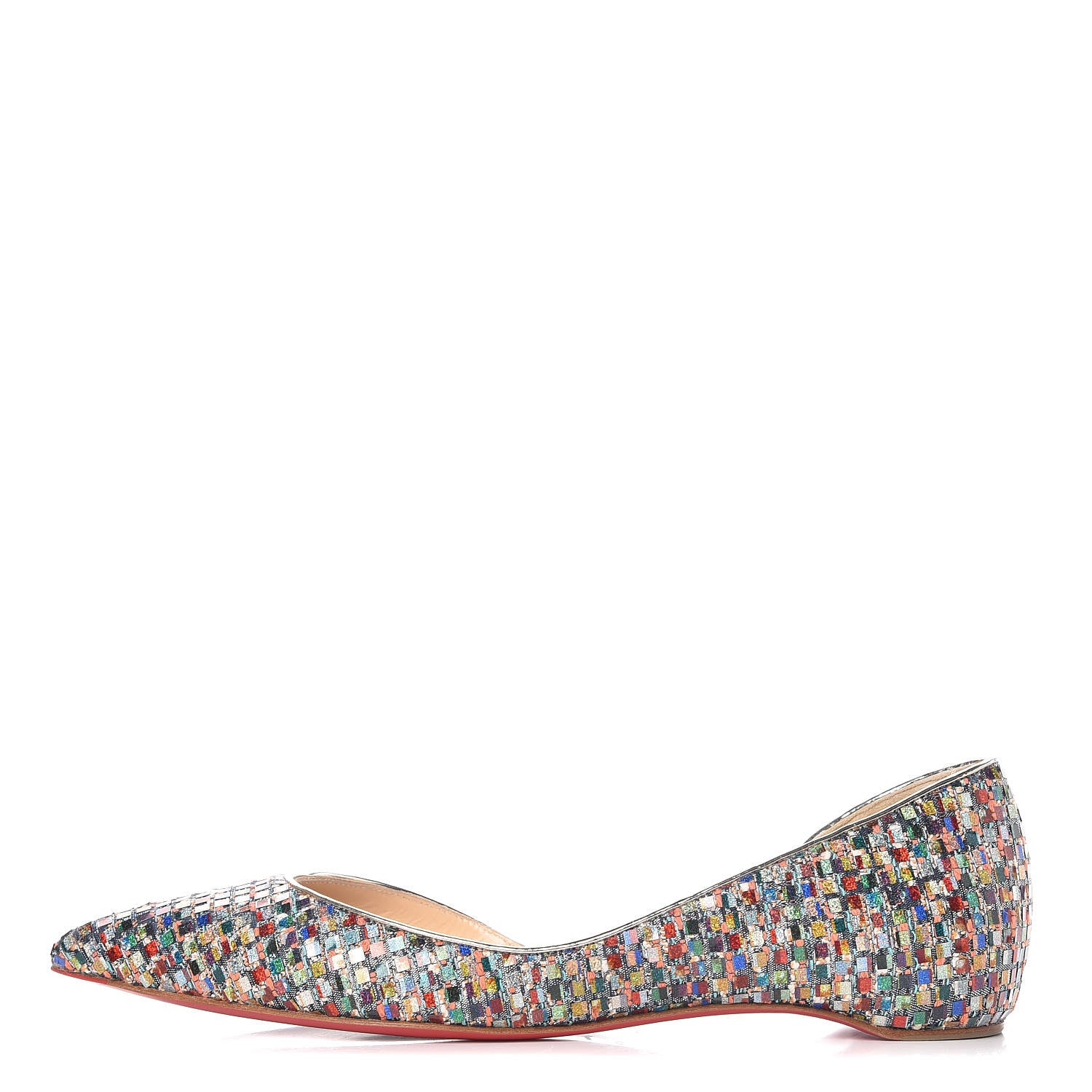 Christian Louboutin Tresse Vitraux Specchio Iriza Flats 37 Multicolor 1 of 8