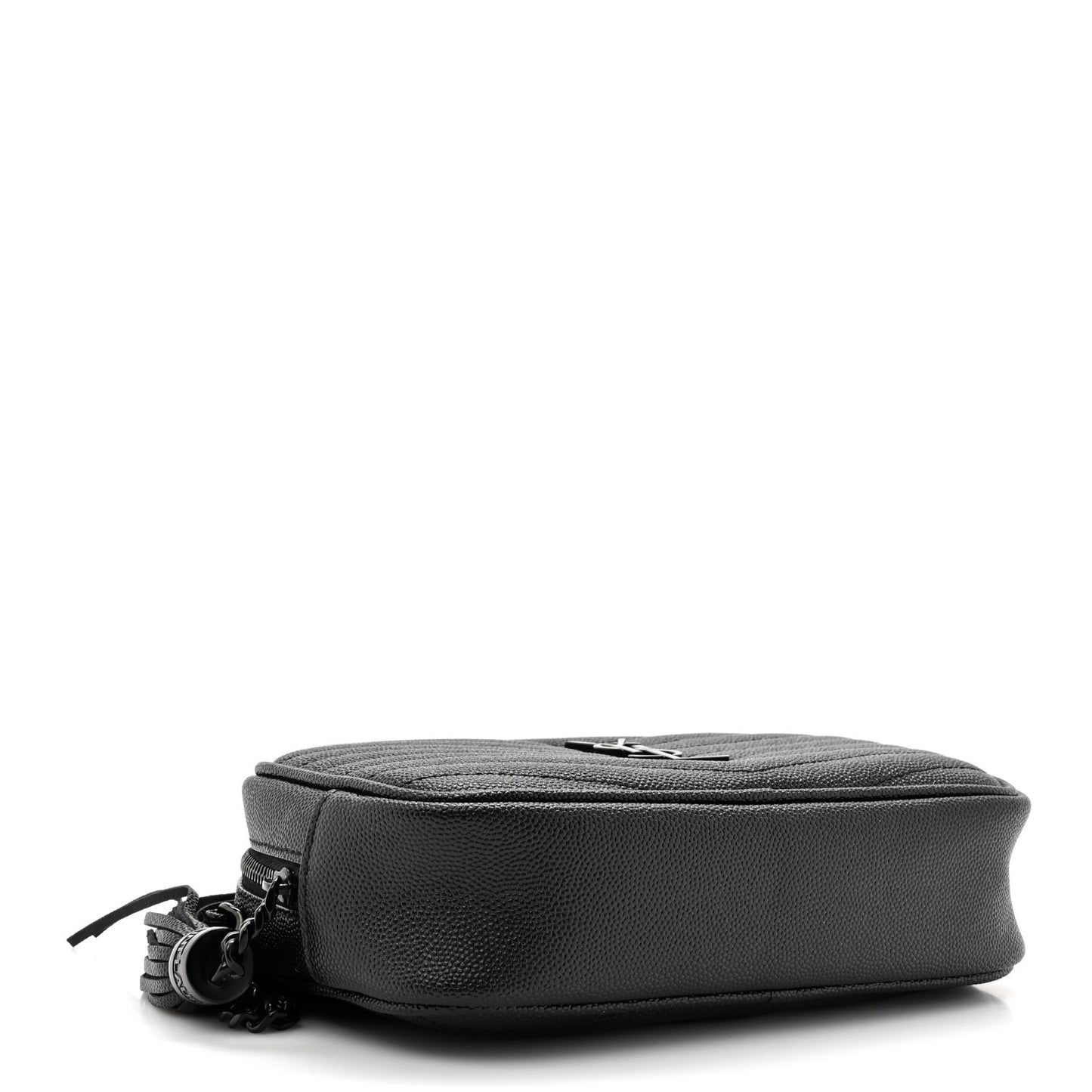 Grain De Poudre Matelasse Monochrome Monogram Mini Lou Camera Bag Black