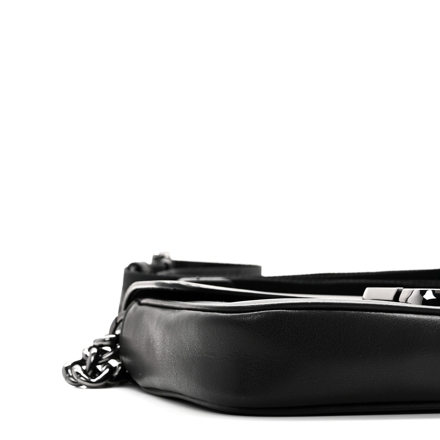 Marc Jacobs Calfskin The J Marc Shoulder Bag Black 7 of 8