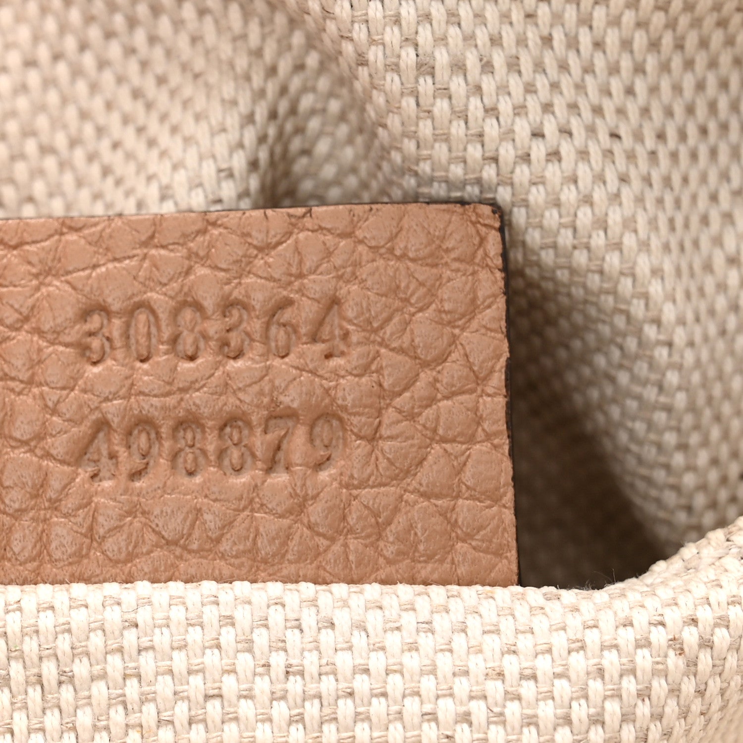 Gucci Pebbled Calfskin Small Soho Disco Bag Camelia 7 of 11