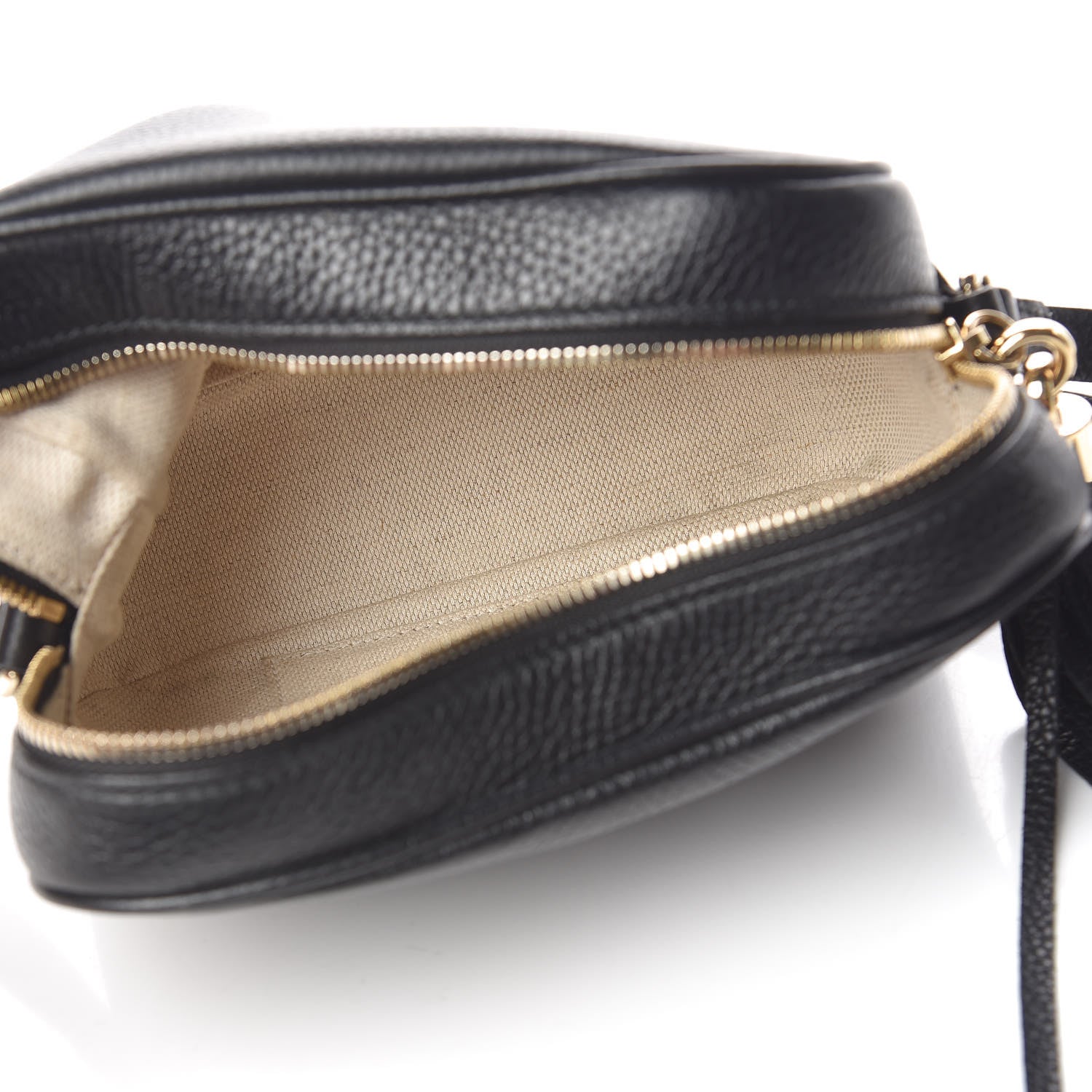 Gucci Pebbled Calfskin Small Soho Disco Bag Black 5 of 11