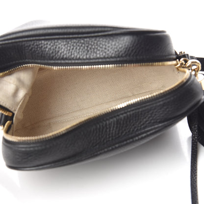 Gucci Pebbled Calfskin Small Soho Disco Bag Black 5 of 11