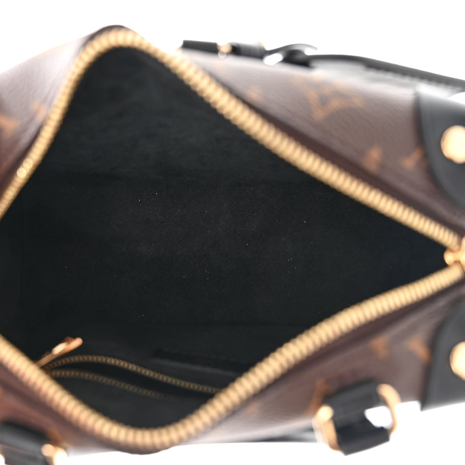 Louis Vuitton Monogram Petite Malle Souple Black 5 of 10