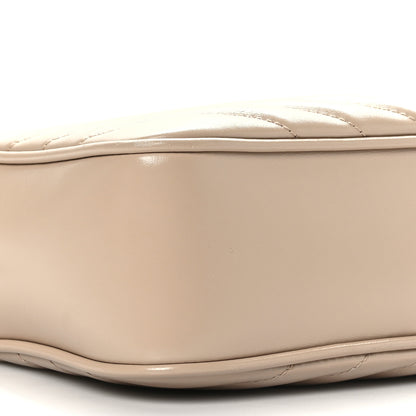 Saint Laurent Calfskin Matelasse Monogram Lou Camera Bag Dark Beige 7 of 8