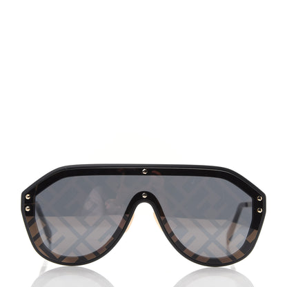 Fendi FF Fabulous Shield Sunglasses FF M0039/G/S Black 2 of 7