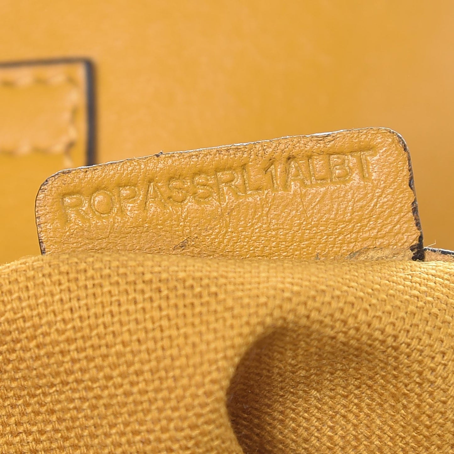 Calfskin Haymarket Check Small Canterbury Tote Yellow