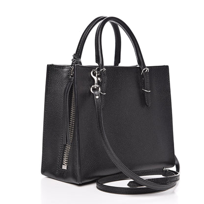 Balenciaga Grained Calfskin Papier Mini A4 Zip Around Tote Black 3 of 11