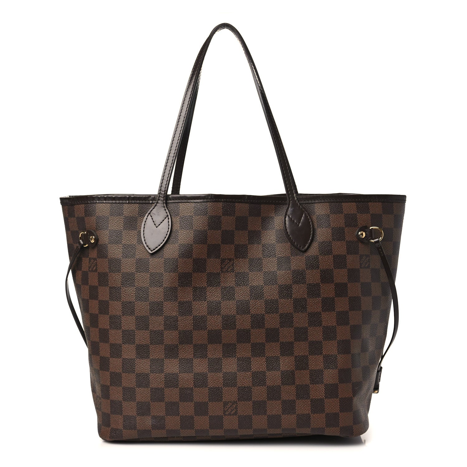 Louis Vuitton Damier Ebene Neo Neverfull MM Rose Ballerine 1 of 11
