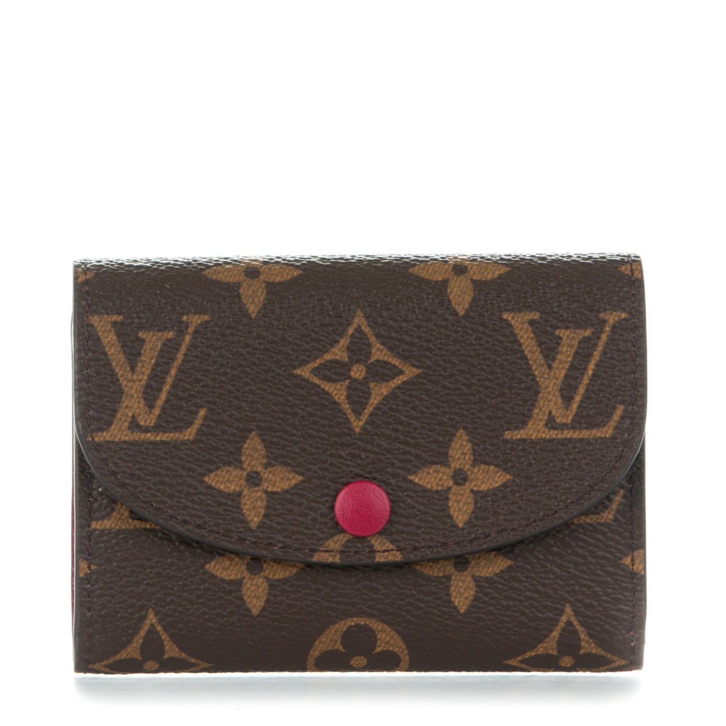 Monogram Rosalie Coin Purse Fuchsia