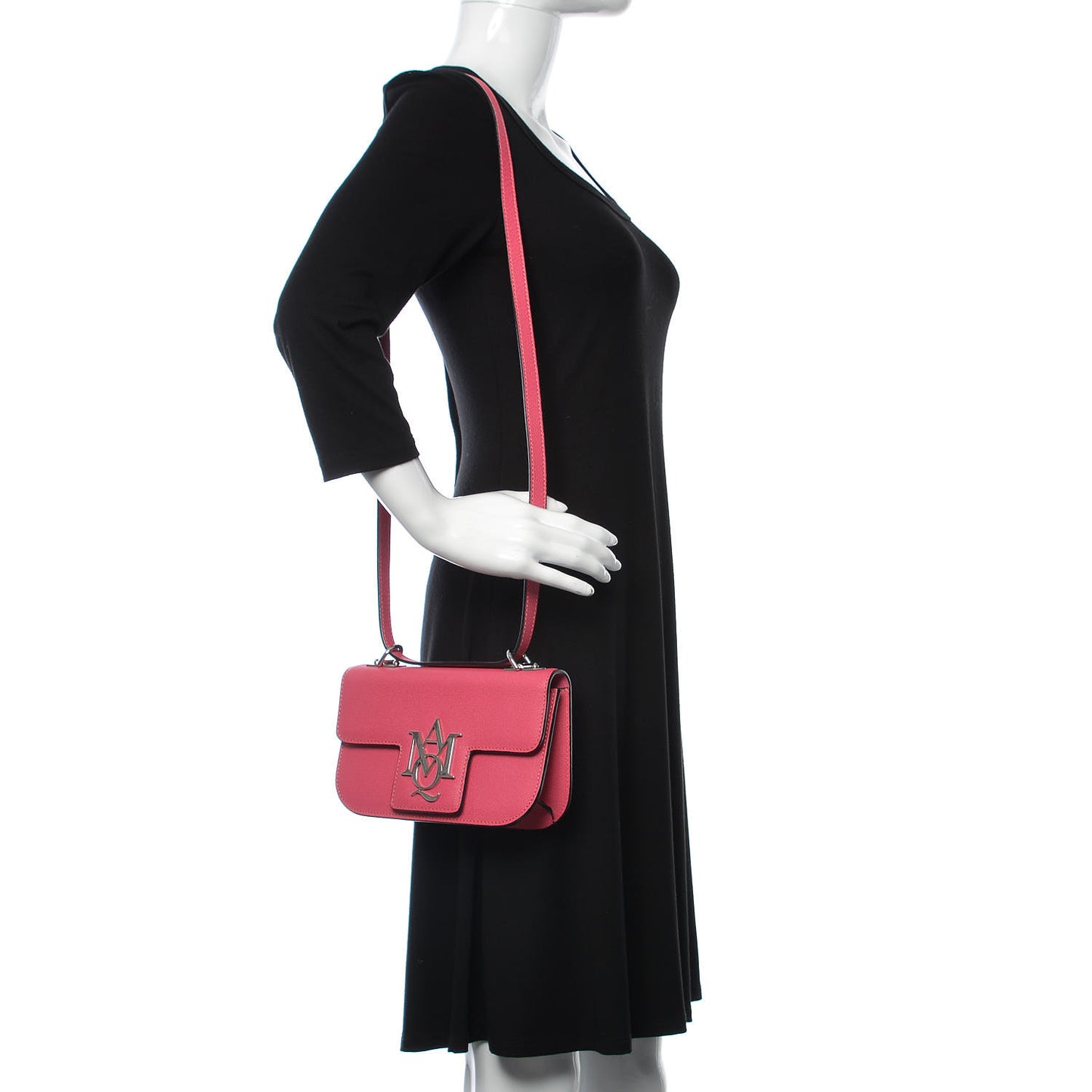 Calfskin Small Insignia Flap Pink