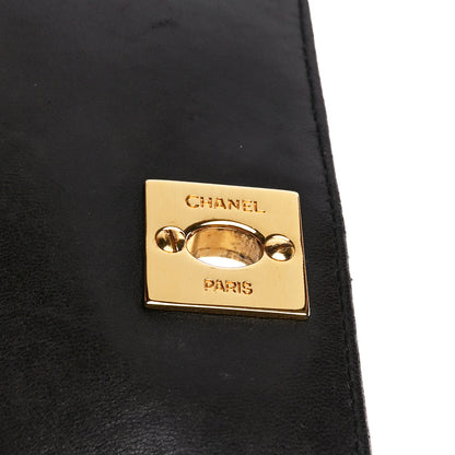 Chanel Lambskin Quilted CC Flap Shoulder Bag Black 7 of 12