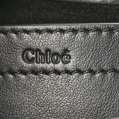 Chloe Pony Hair Calfskin Leopard Small Marcie Saddle Bag Jungle Brown 6 of 11