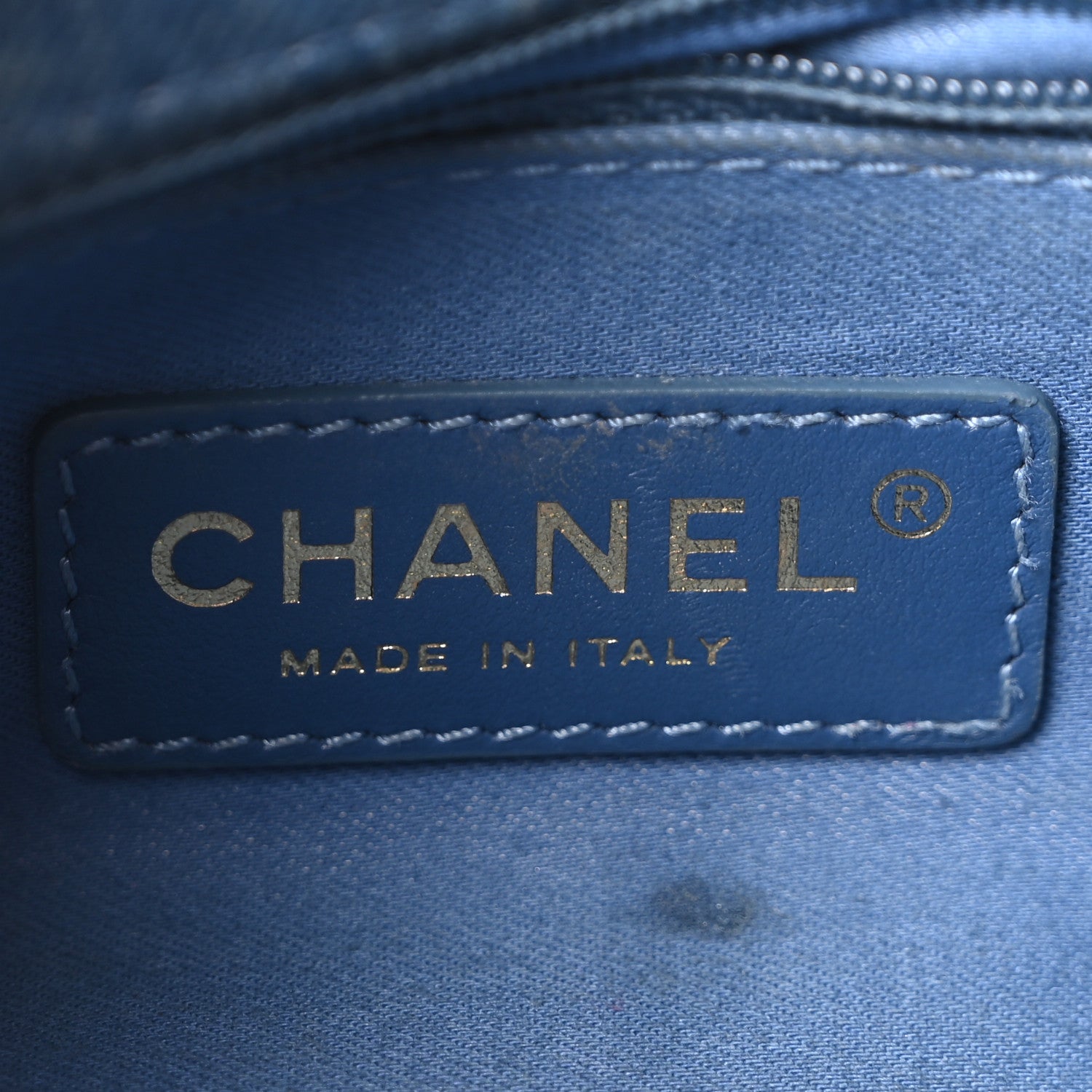 Chanel Denim Quilted Mini Denim Mood Rectangular Flap Blue Multicolor 6 of 10