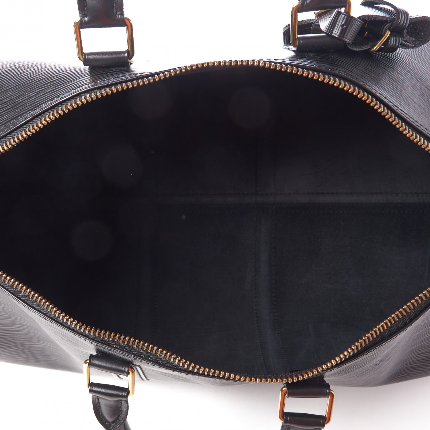 Louis Vuitton Epi Keepall 45 Black 6 of 8