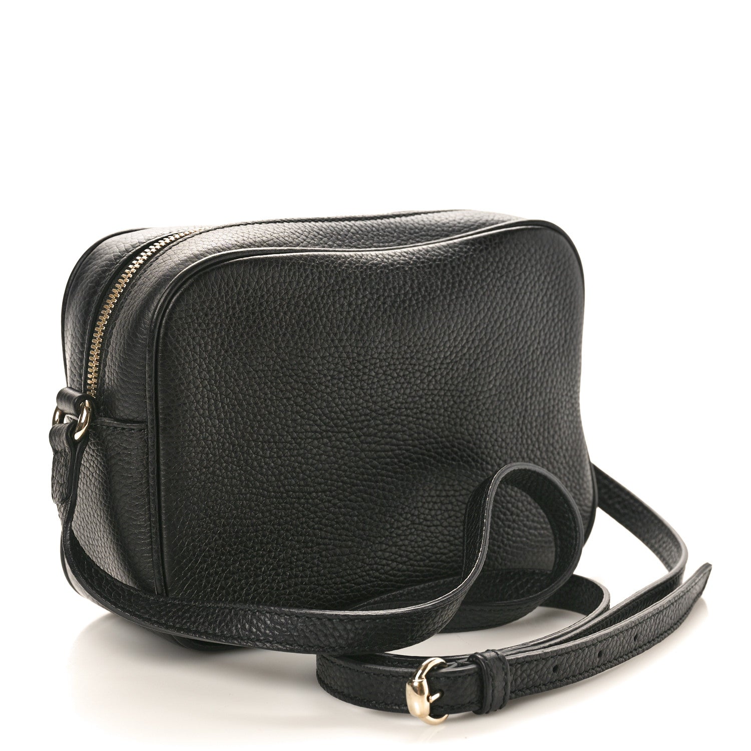 Gucci Pebbled Calfskin Small Soho Disco Bag Black 3 of 10