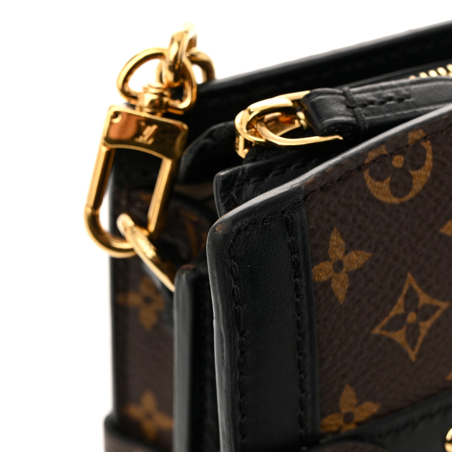 Reverse Monogram Trunk Clutch