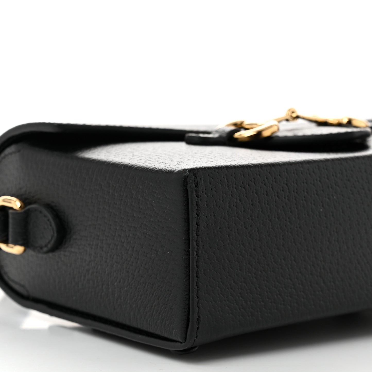 Calfskin Horsebit 1955 Shoulder Bag Black