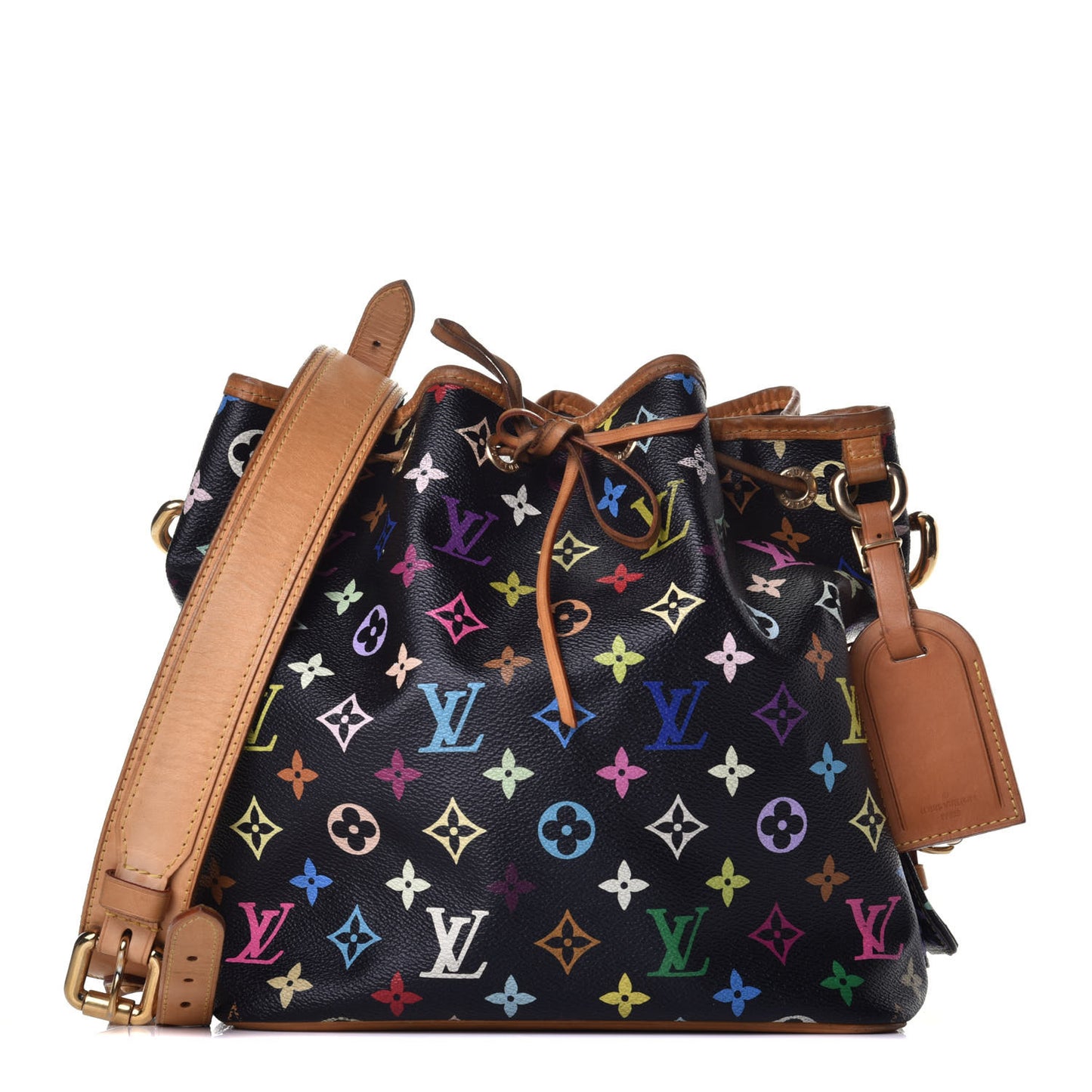 Monogram Multicolor Petit Noe Black