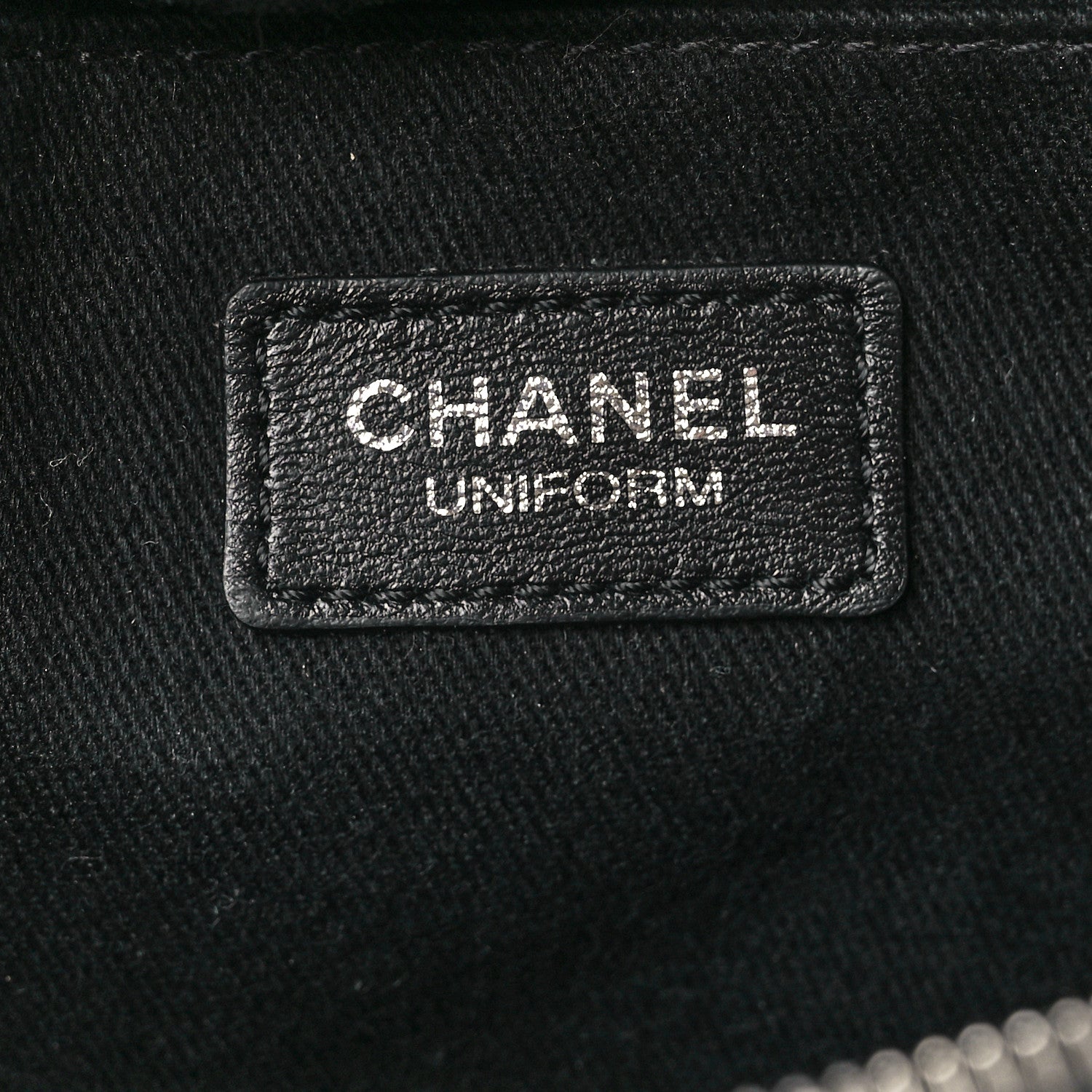 Chanel Grained Calfskin Quilted Waist Belt Bag Black 6 of 12
