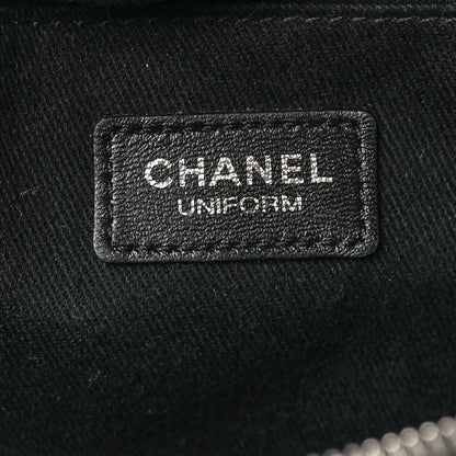 Chanel Grained Calfskin Quilted Waist Belt Bag Black 6 of 12