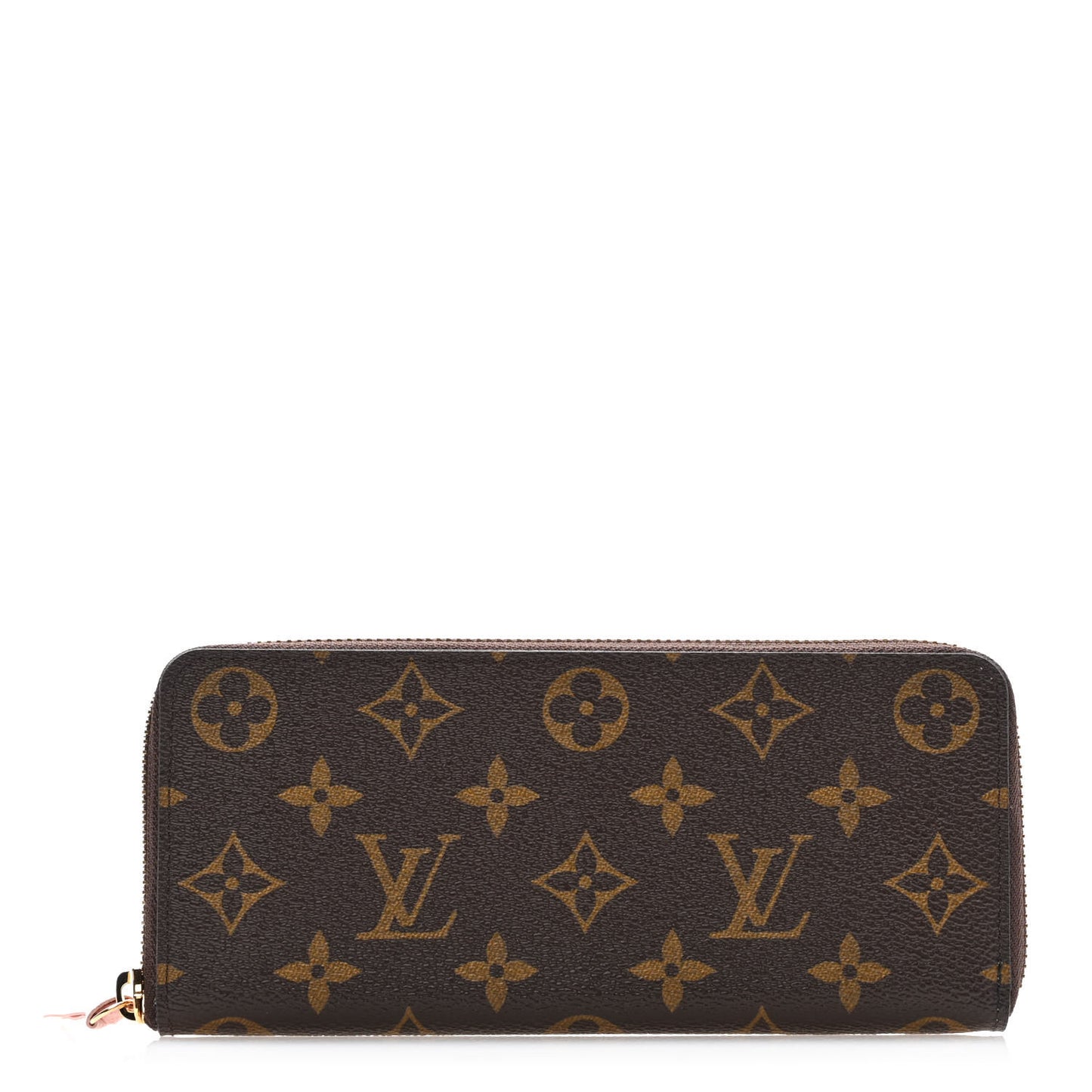 Monogram Clemence Wallet Rose Ballerine
