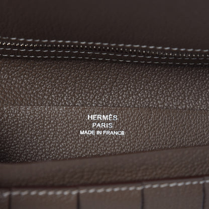 Hermes Chèvre Mysore Bearn Gusset Wallet Etoupe 6 of 8