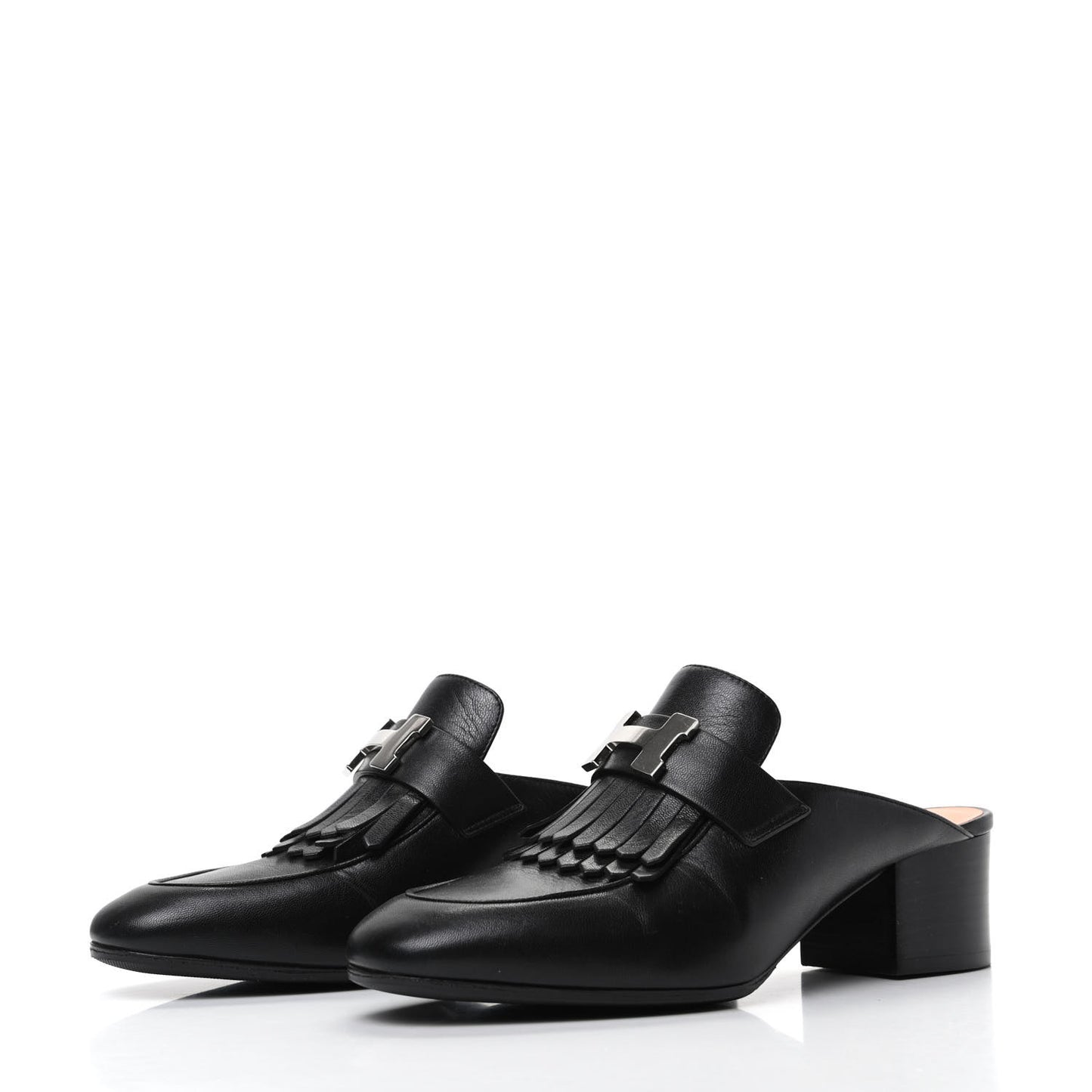 Goatskin Tuileries Mules 36 Black