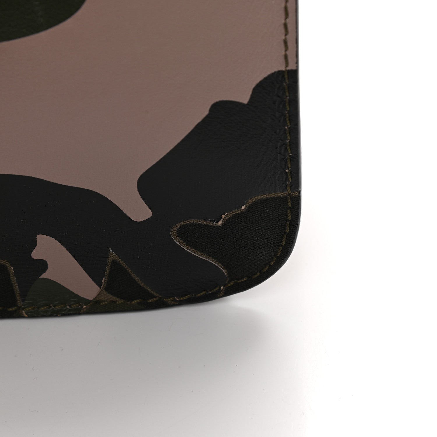 Valentino Garavani Nappa Canvas Camouflage Medium Glam Lock Rockstud Flap Fuxia Fluo 11 of 12
