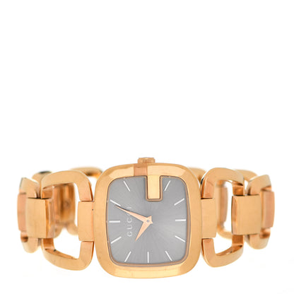 Gucci Stainless Steel 32mm G-Gucci Square Quartz Watch Brown 2 of 5