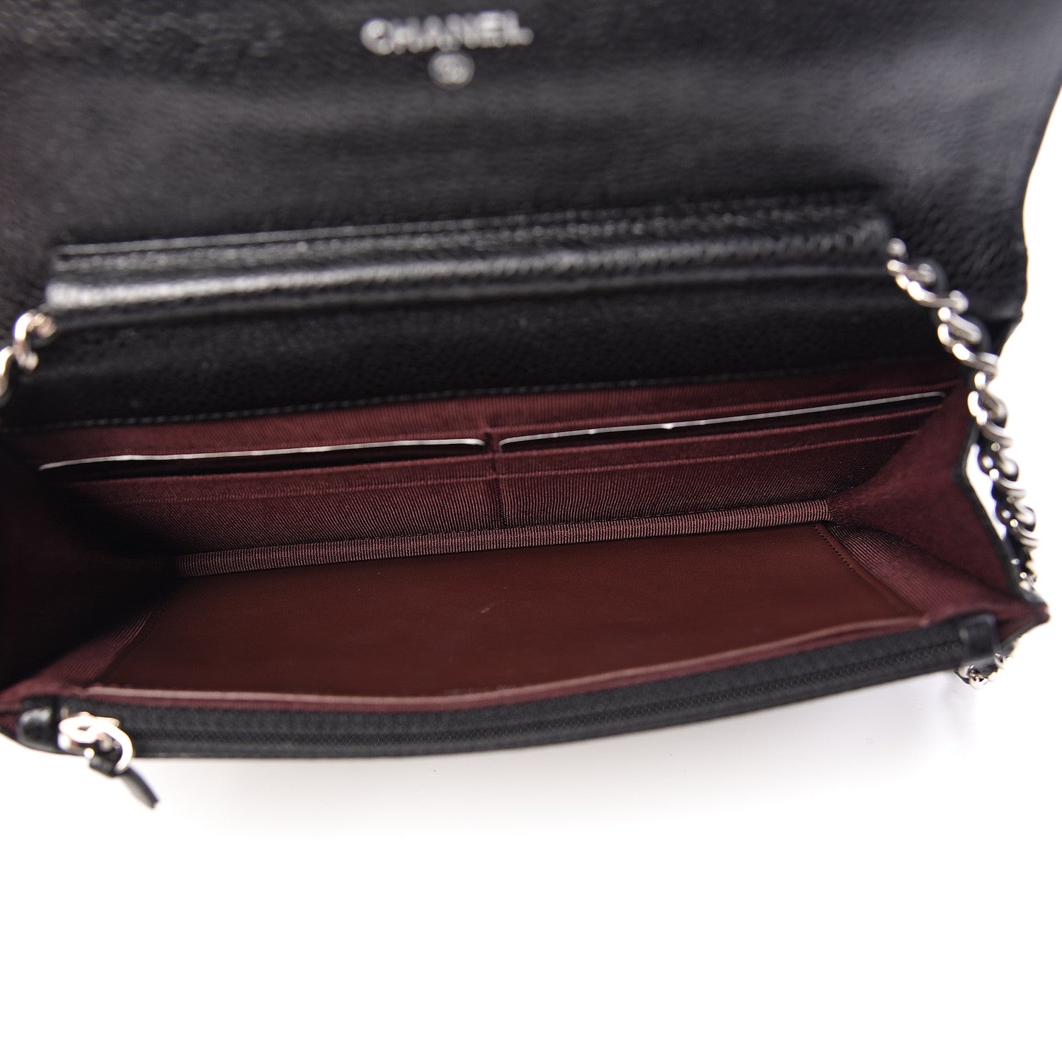 Chanel Caviar Quilted Wallet On Chain WOC Black 5 of 11