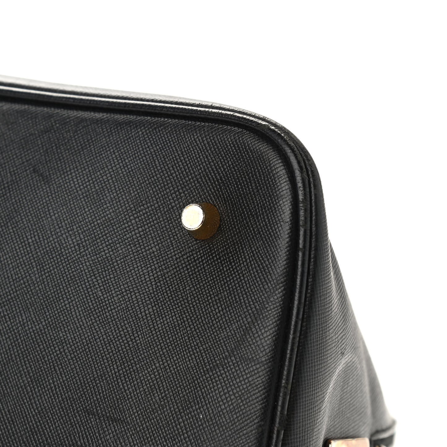 Saffiano Lux Large Promenade Tote Black