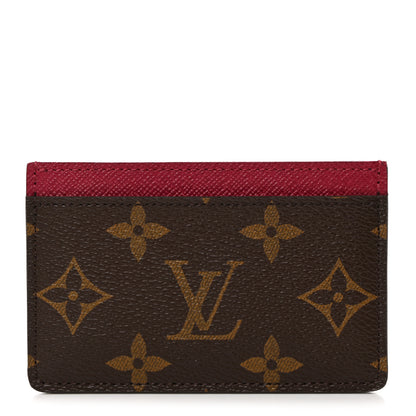 Louis Vuitton Monogram Card Holder Fuchsia 1 of 6