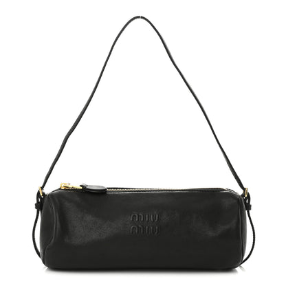 Miu Miu Nappa Aviator Mini Pouch Black 1 of 9