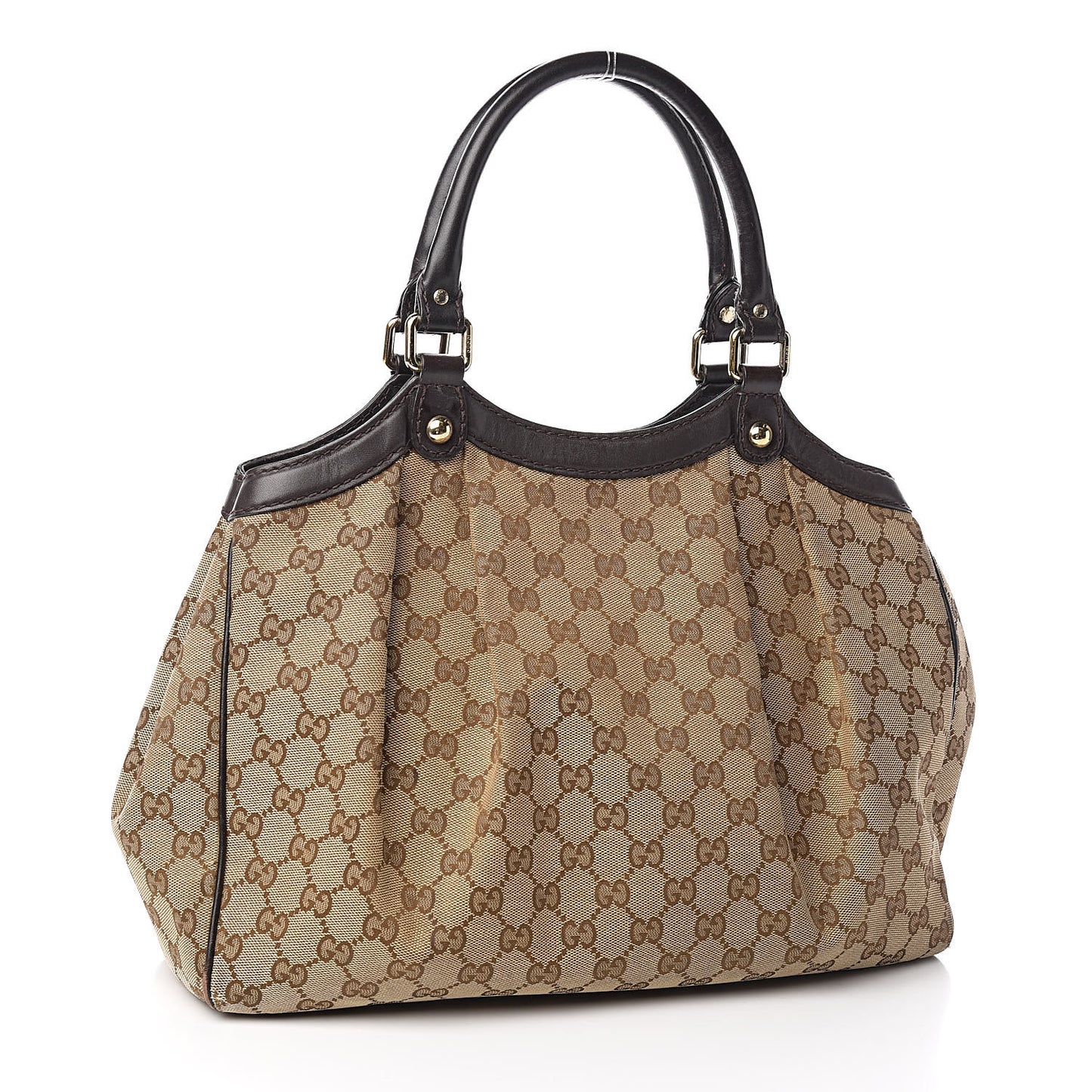 Monogram Medium Sukey Tote Dark Brown