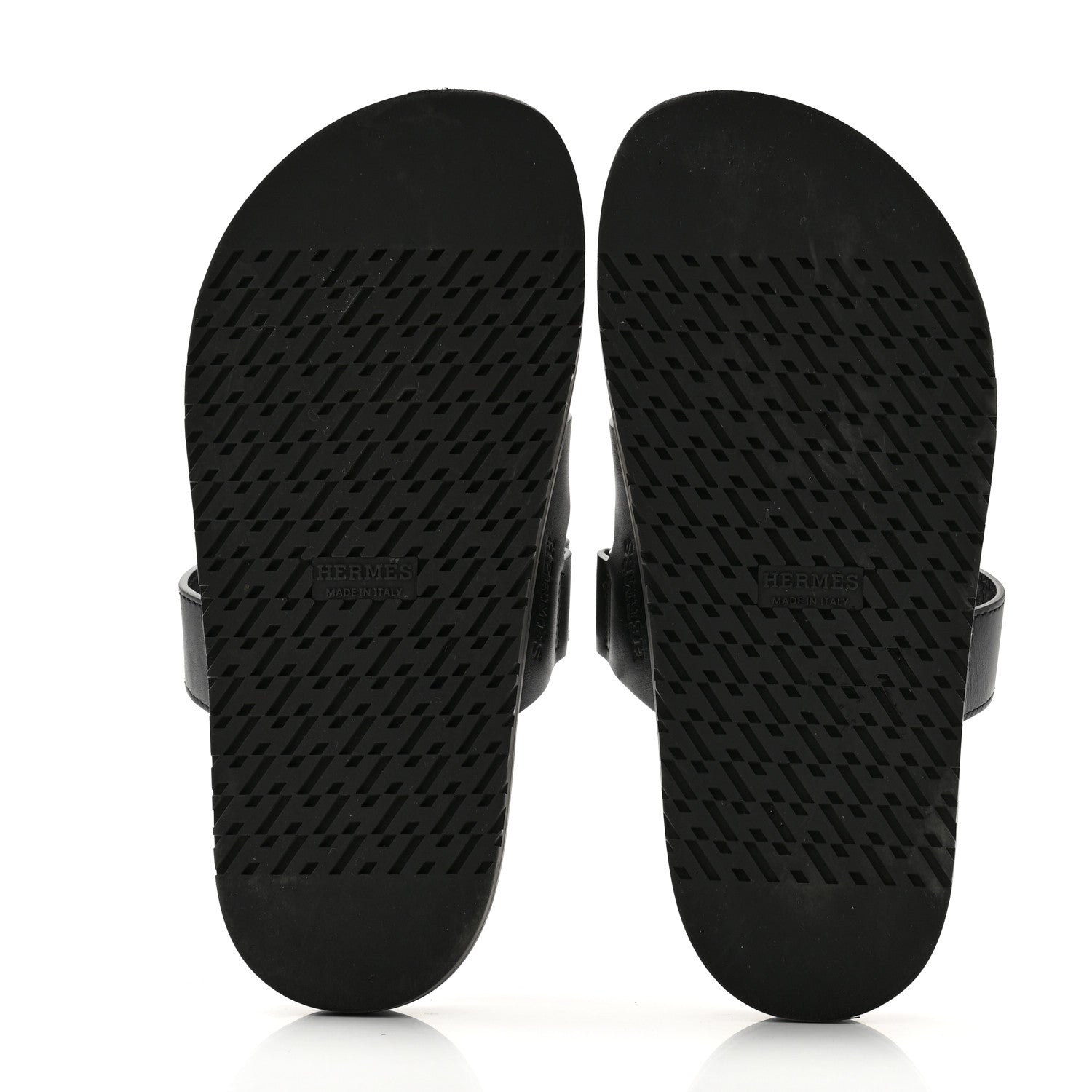 Hermes Calfskin Womens Chypre Sandals 36 Black 5 of 9