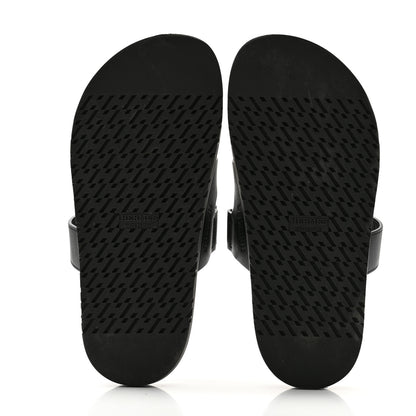 Hermes Calfskin Womens Chypre Sandals 36 Black 5 of 9