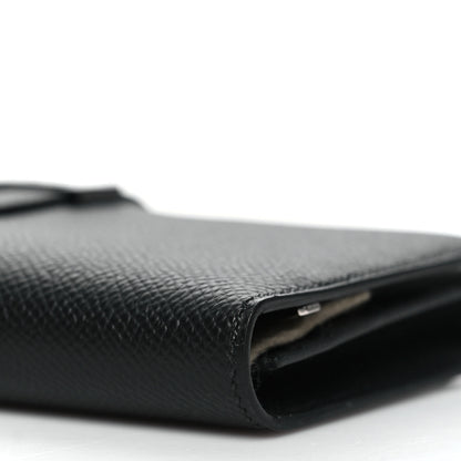 Hermes Epsom Monochrome Bearn Gusset Wallet Black 11 of 12