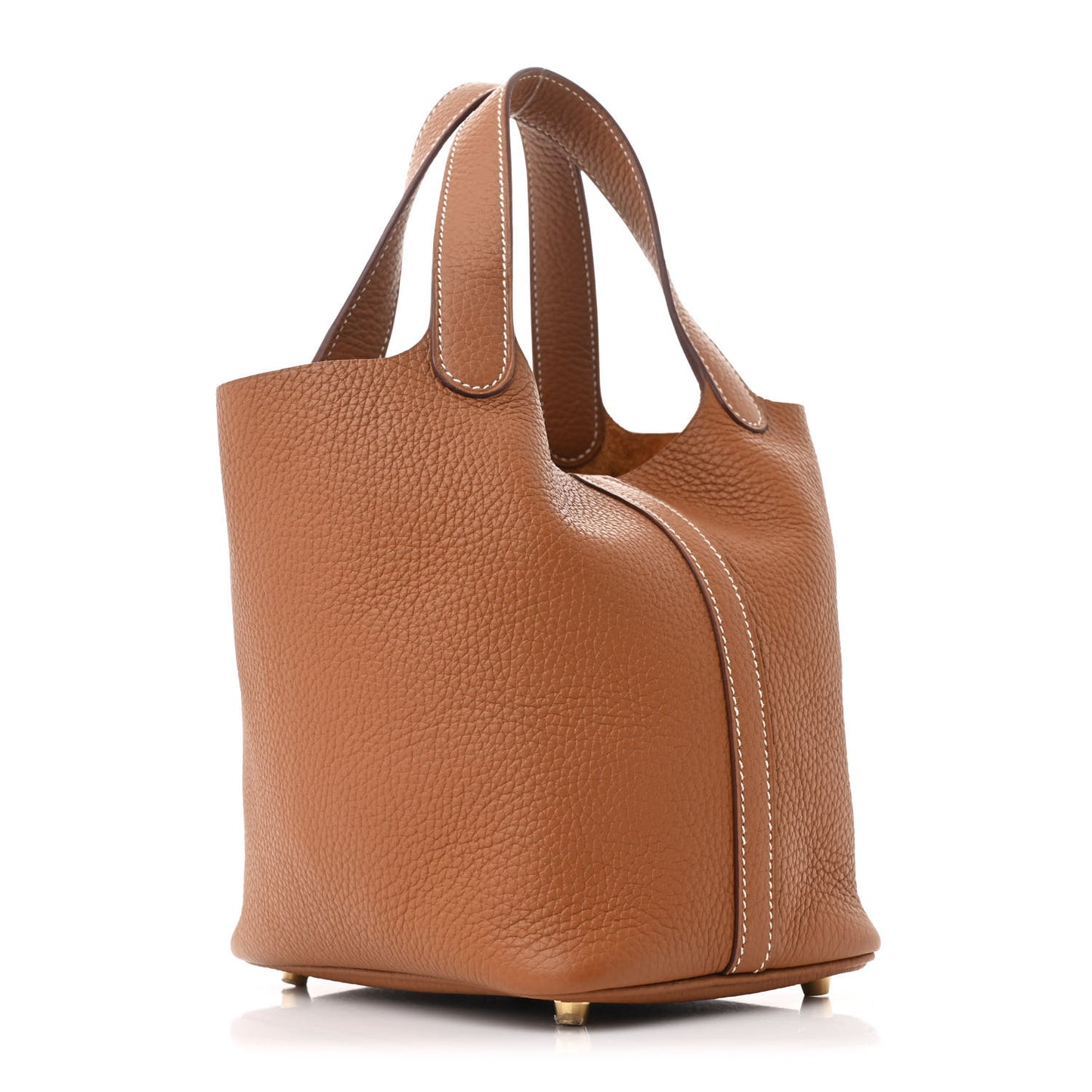 Taurillon Clemence Picotin Lock 18 PM Gold