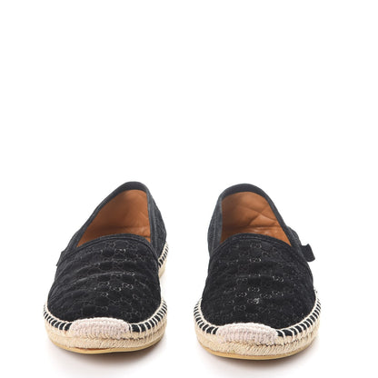 Gucci Suede Microguccissima Espadrilles 36 Black 2 of 12