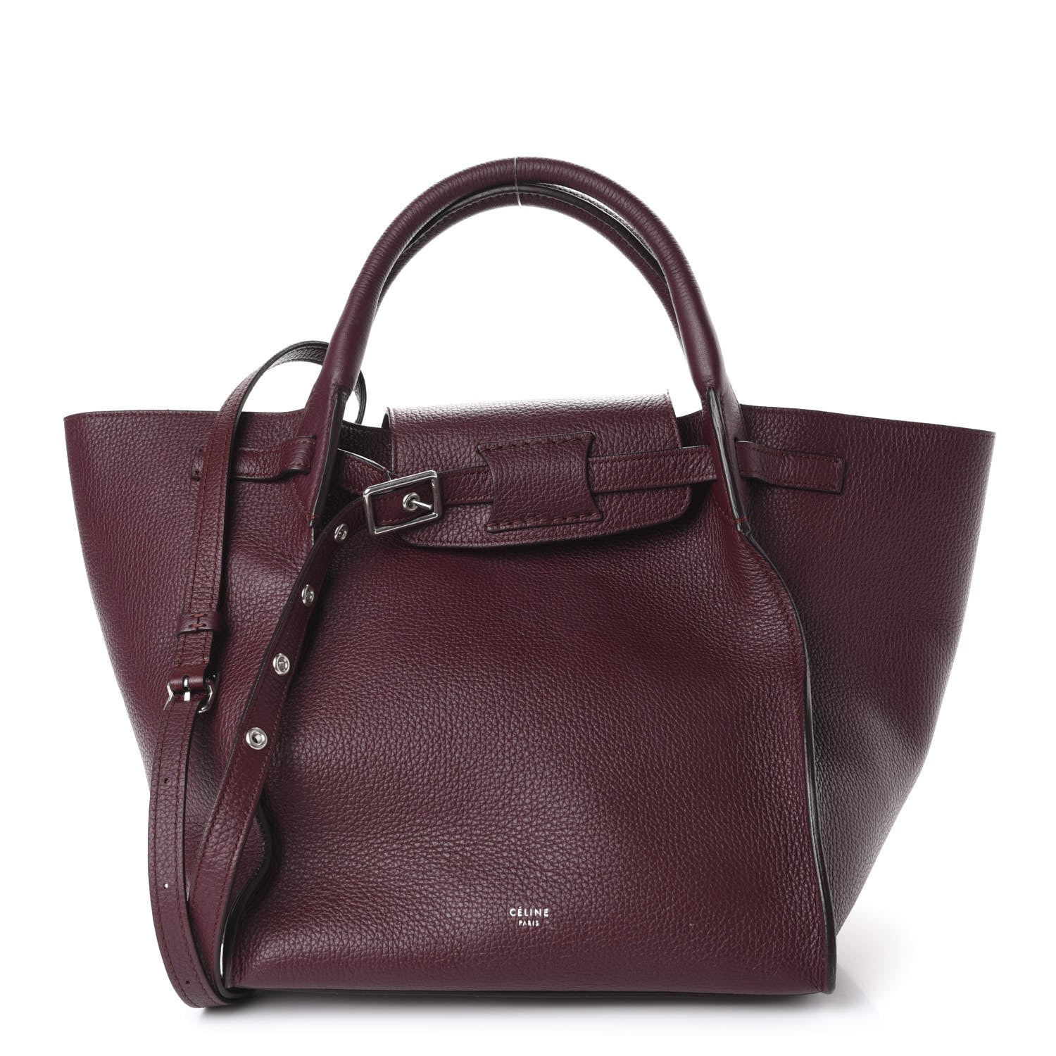 Celine Supple Grained Calfskin Small Big Bag Wine 1 of 10